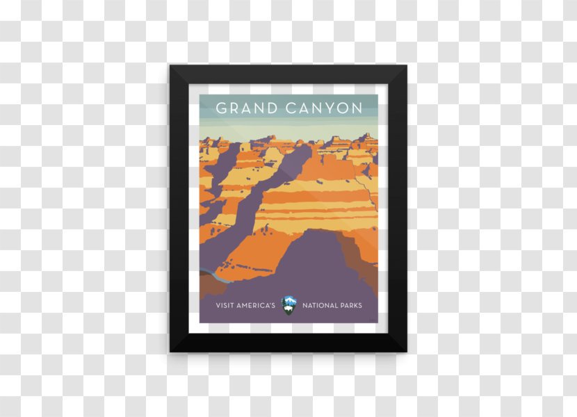 Grand Canyon Village Yellowstone National Park Redwood And State Parks - Canvas Transparent PNG