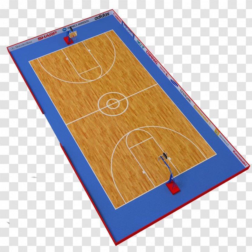 Basketball Court 3D Ratiopharm Ulm Computer Graphics - Wood Stain - The Blue Edge Of Transparent PNG