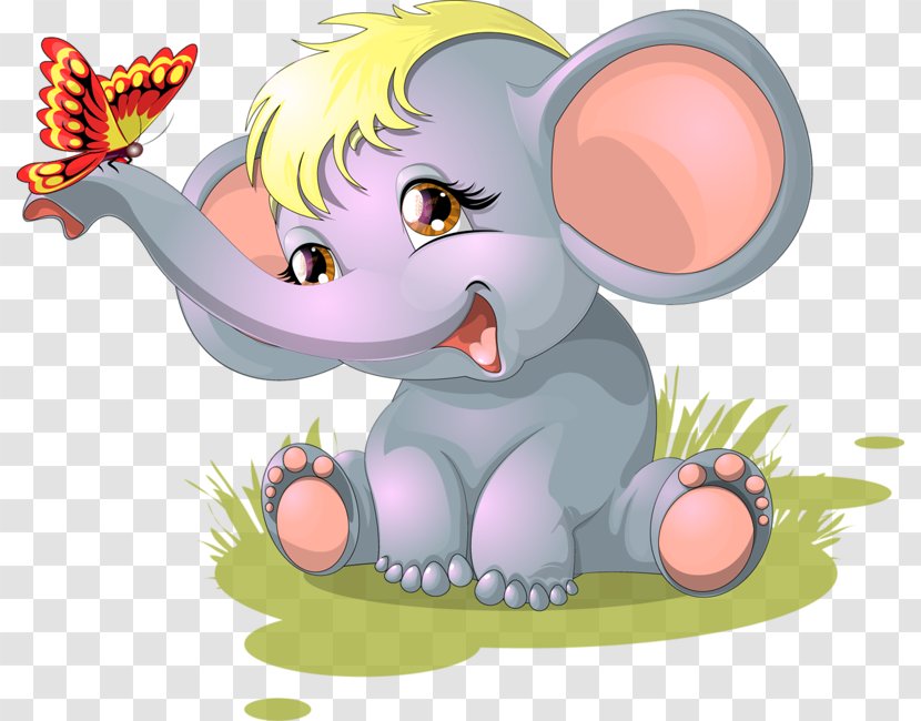 Drawing Clip Art - Royaltyfree - Elephant Transparent PNG