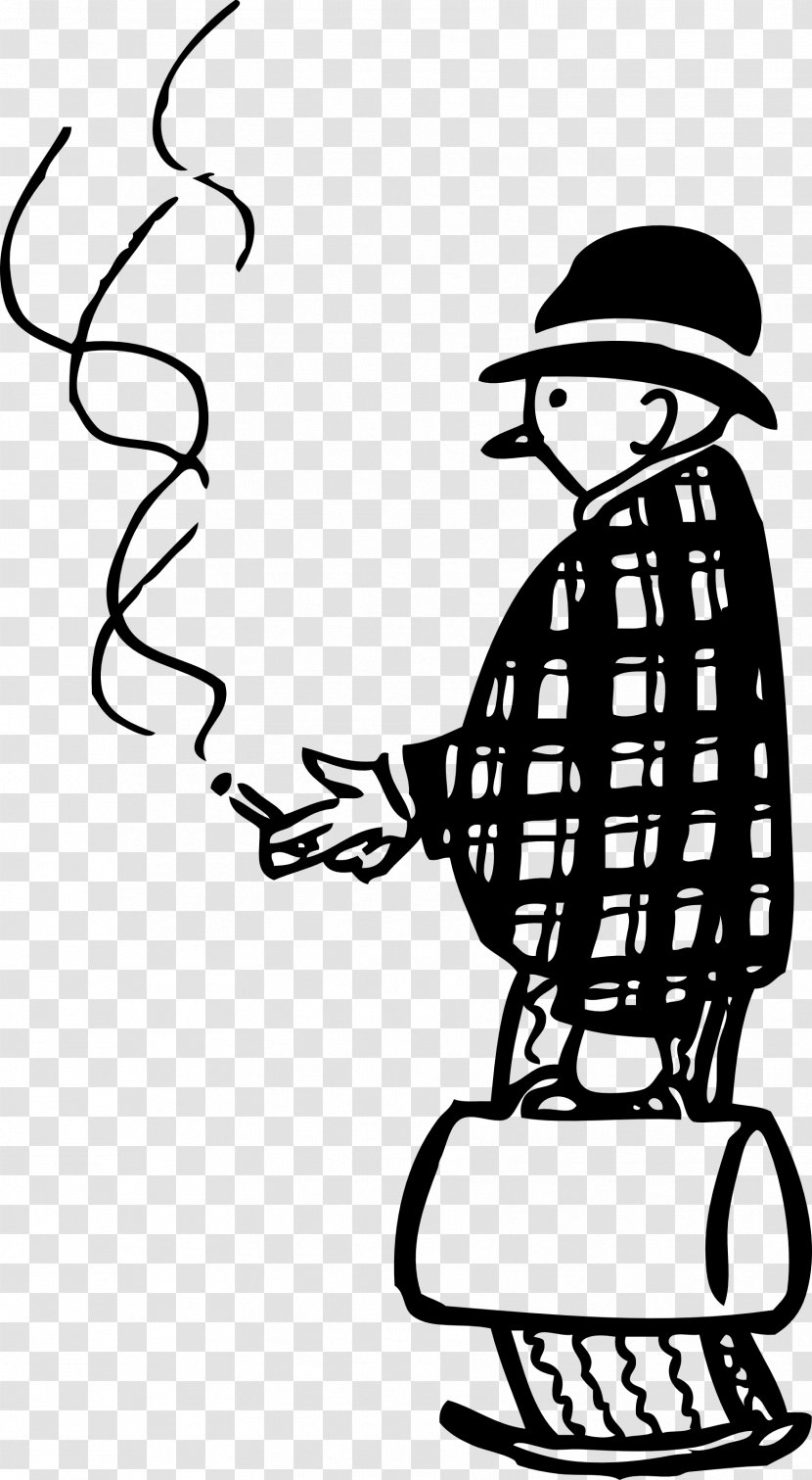 Tobacco Smoking Pipe Clip Art - Cartoon Cigar Transparent PNG