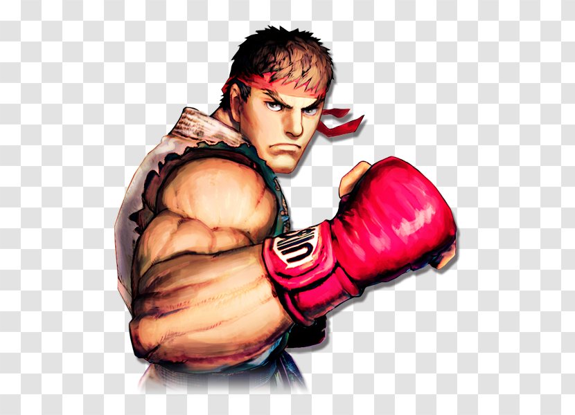 Street Fighter IV V Ryu Ken Masters Akuma - Boxing Equipment Transparent PNG