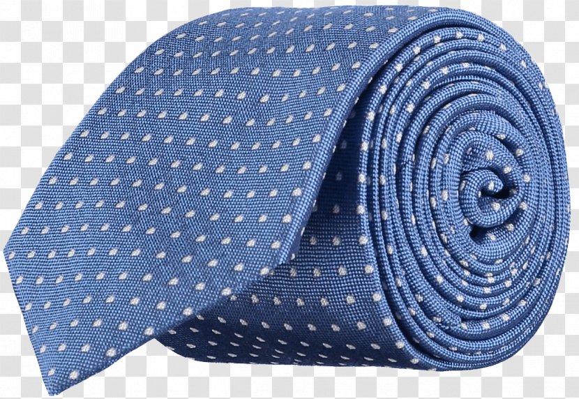 Necktie Blue Polka Dot Scarf Grenadine - Dress - Shirt Transparent PNG