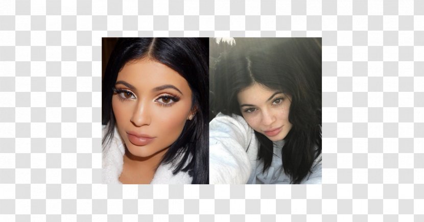 Kylie Jenner Hair Coloring Black Brown Blond - Cartoon Transparent PNG