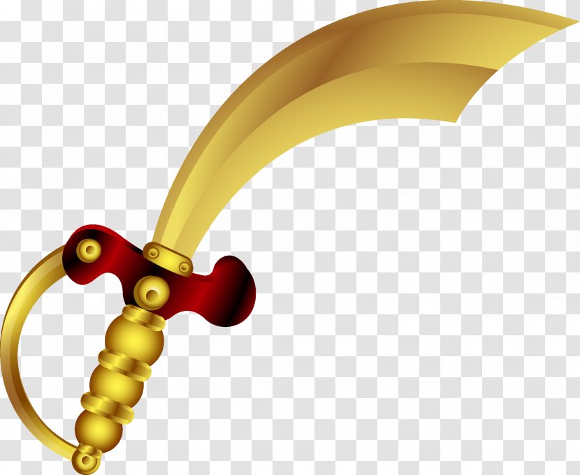 Sabre Piracy Clip Art - Guandao - Fine Sword Transparent PNG