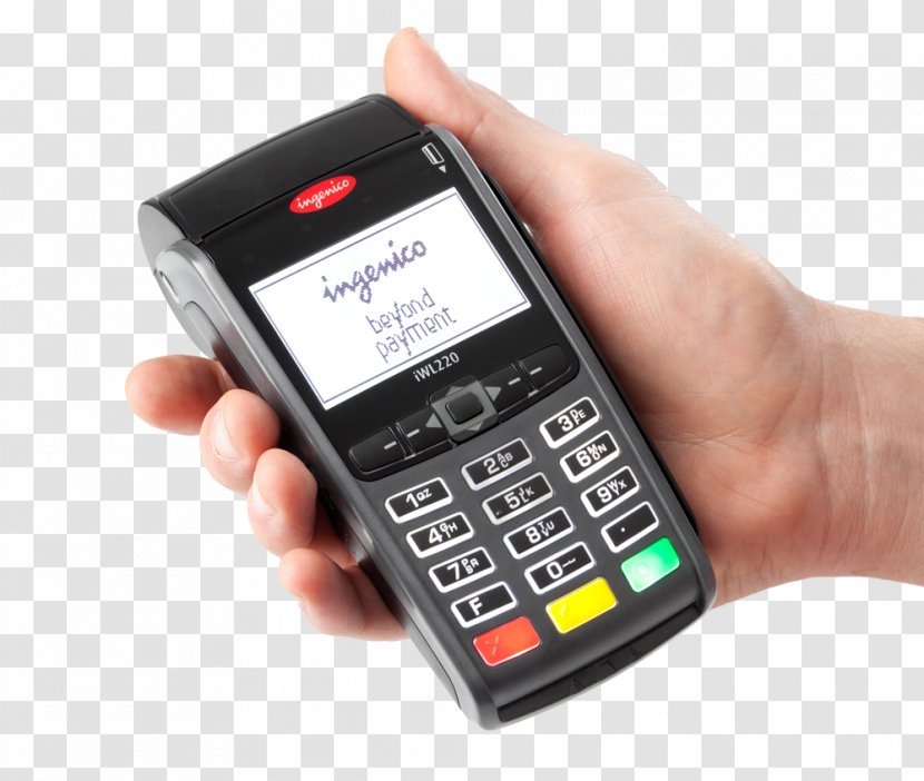 Payment Terminal Ingenico EMV Point Of Sale Contactless - Electronics - Credit Card Transparent PNG