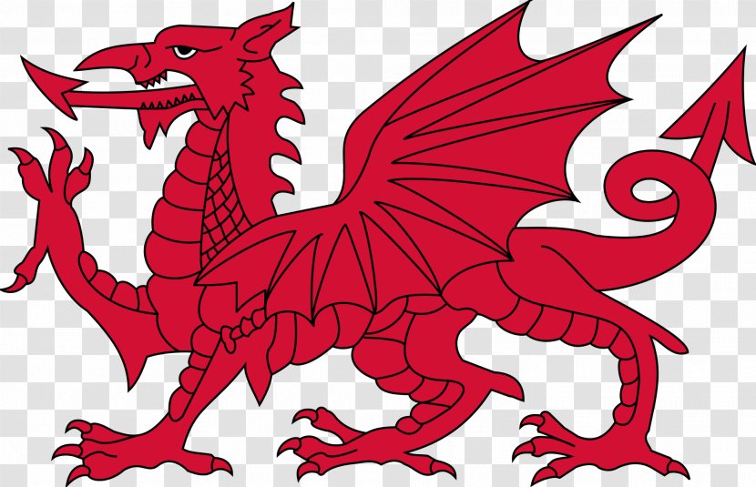 Flag Of Wales Welsh Dragon Clip Art Transparent PNG