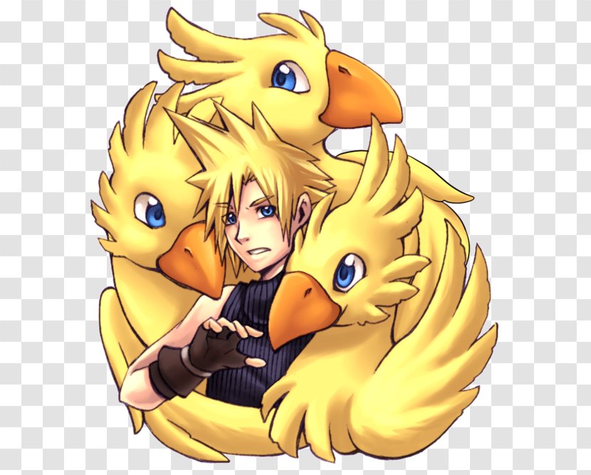 Final Fantasy VII Cloud Strife Chocobo ZOMG! Massively Multiplayer Online Role-playing Game - Bird Transparent PNG