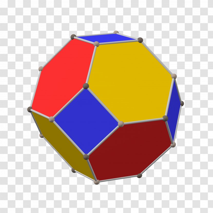 Face Cartoon - Yellow - Cuboctahedron Transparent PNG