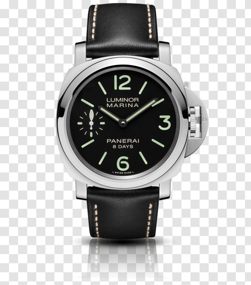 Panerai Luminor 1950 Chrono Monopulsante 8 Days Watch Men's Marina 3 Base Acciaio - Mechanical Transparent PNG