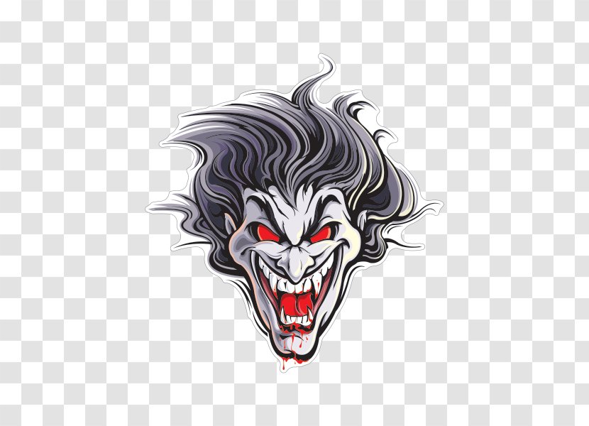 Joker Decal Sticker - Head Transparent PNG