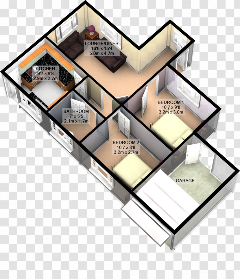 Furniture Floor Plan - Design Transparent PNG