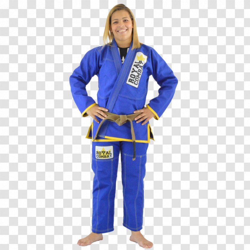 Dobok Robe Costume Uniform Sport - Flower - Royal Blue Transparent PNG