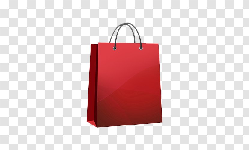 Shopping Bag Online Icon - Red Bags Transparent PNG