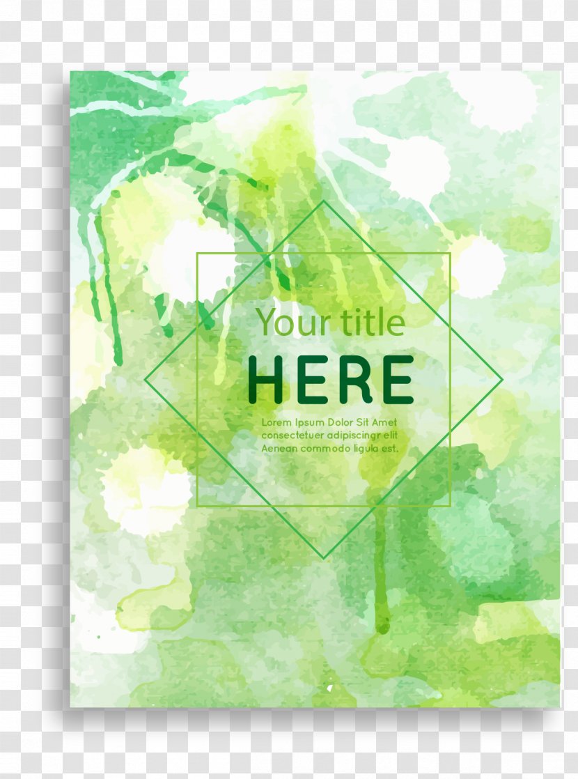 Paper Flyer Euclidean Vector Brochure - Drawing - Painted Flyers Water Transparent PNG
