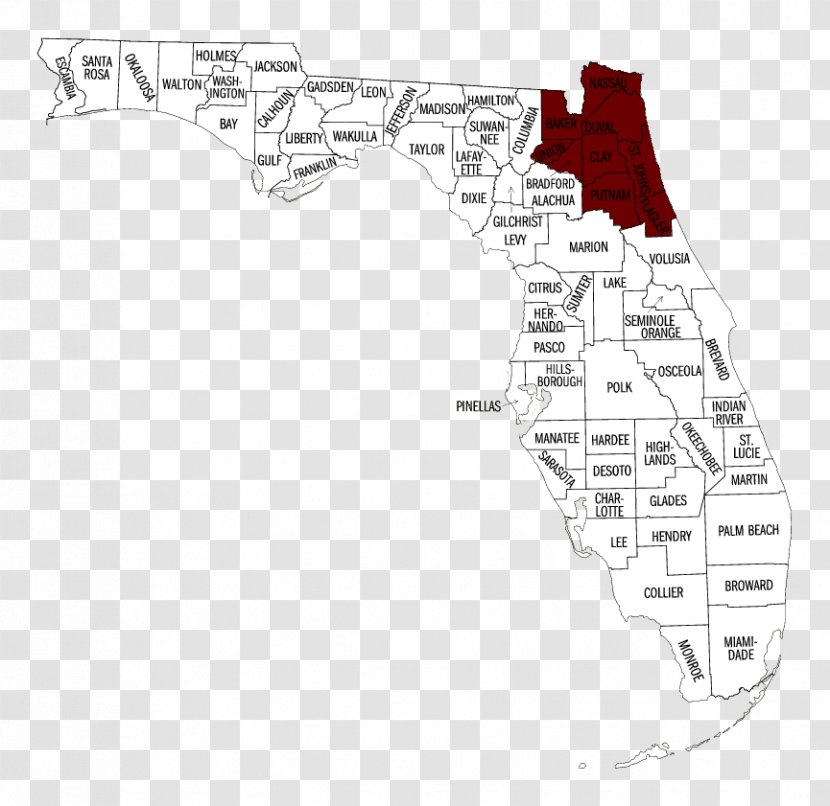 Orange County, Florida World Map Zip Code Hernando County Transparent PNG