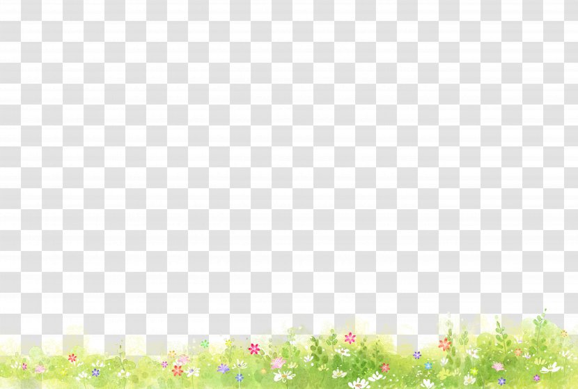 Watercolor Green Grass - Pattern - Rectangle Transparent PNG