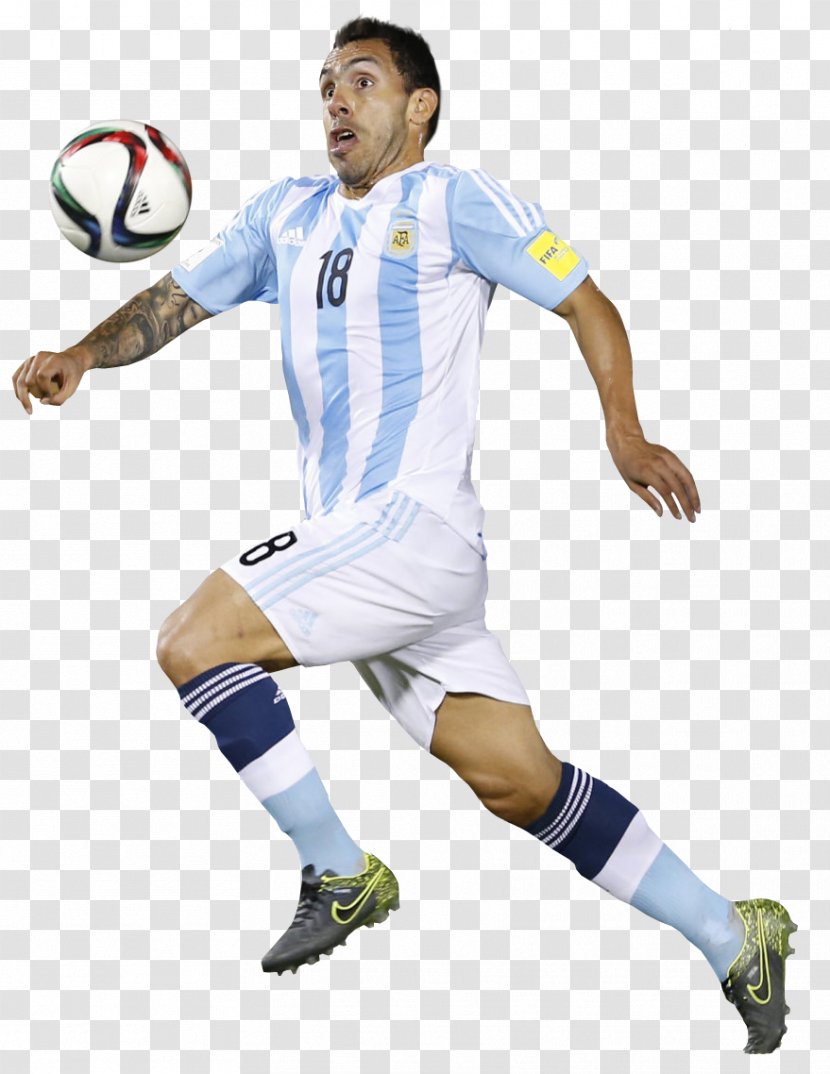 Carlos Tevez Argentina National Football Team Sport Copa - Soccer Kick Transparent PNG