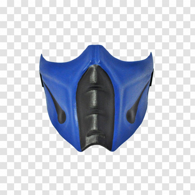Sub-Zero Mortal Kombat X Scorpion Mask Costume - Headgear Transparent PNG