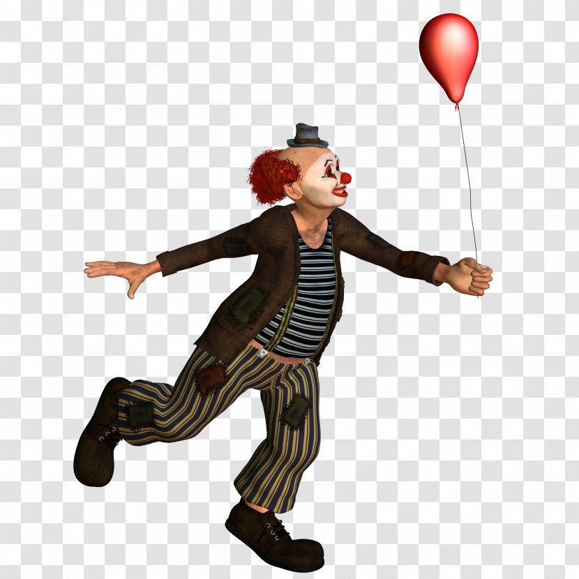 Clown Humour Circus - Profession - Hand-painted Balloon Transparent PNG