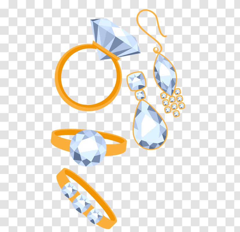 Earring Drawing Animaatio Bitxi Clip Art - Gold - Jewellery Transparent PNG
