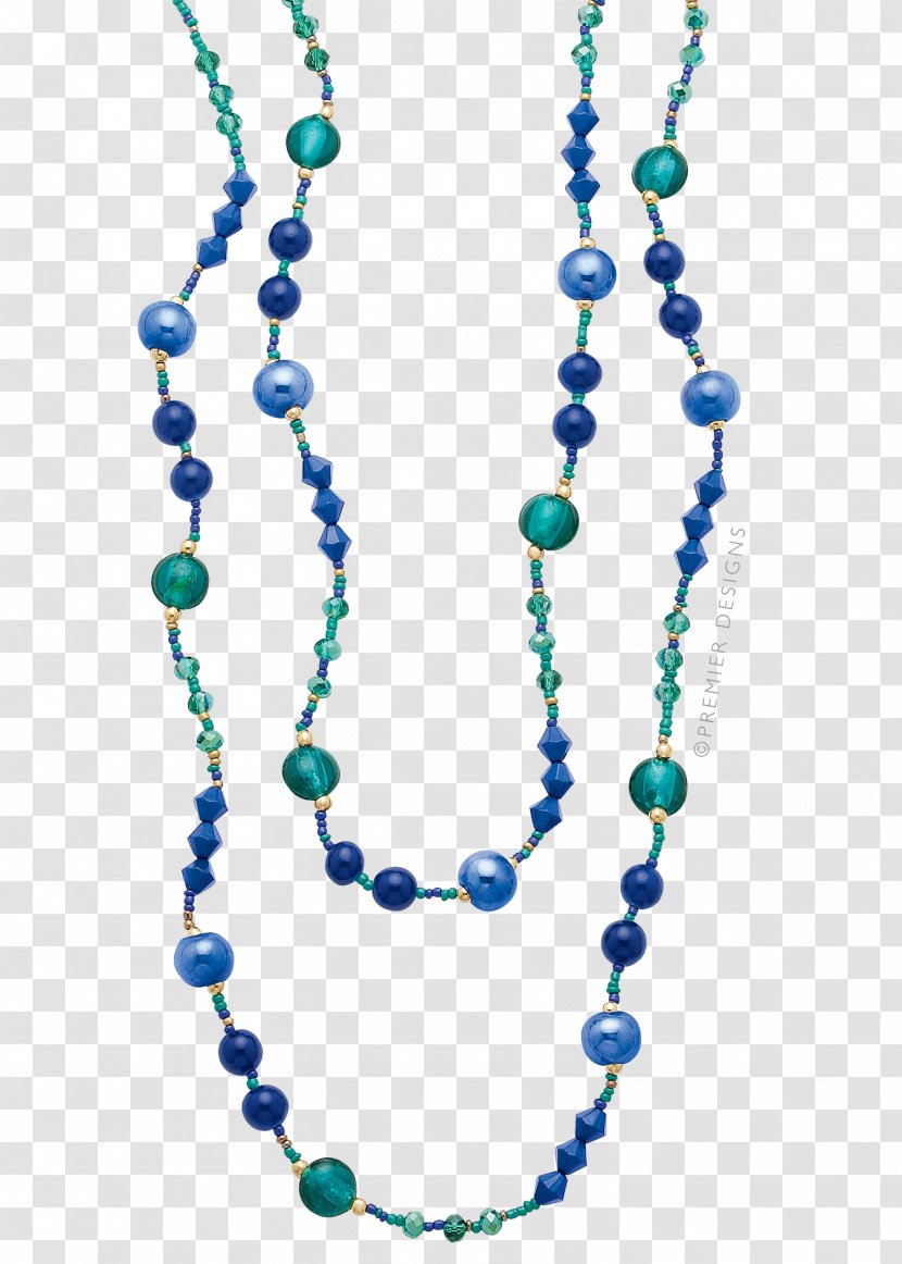 Turquoise Necklace Bead Jewellery Cobalt Blue Transparent PNG