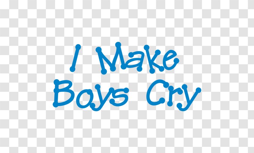 I Make Boys Cry T-shirt Logo Brand Font - Shirt - Boy Transparent PNG