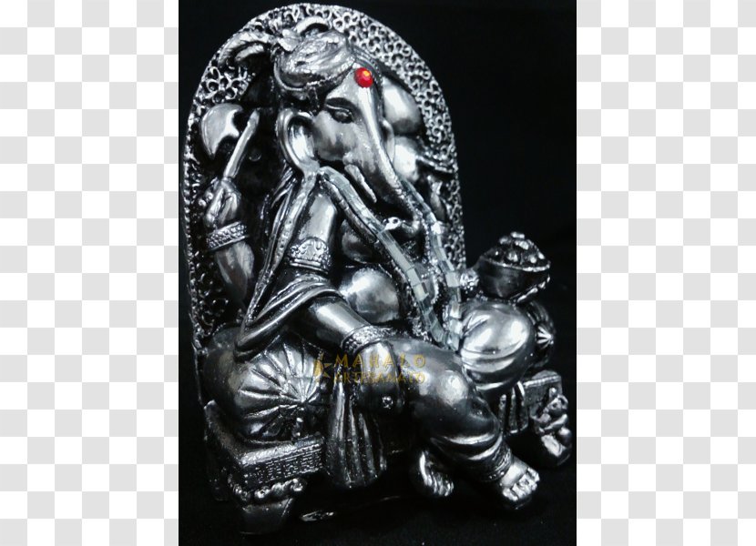 Statue Figurine Silver - Ganesha Transparent PNG