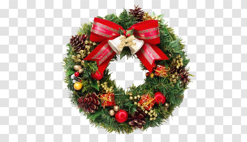 Wreath Christmas Decoration Tree Clip Art - Thanksgiving Day Transparent PNG
