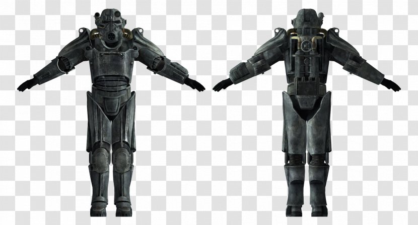 Fallout: New Vegas Brotherhood Of Steel Fallout 4 Armour Powered Exoskeleton - Wiki Transparent PNG