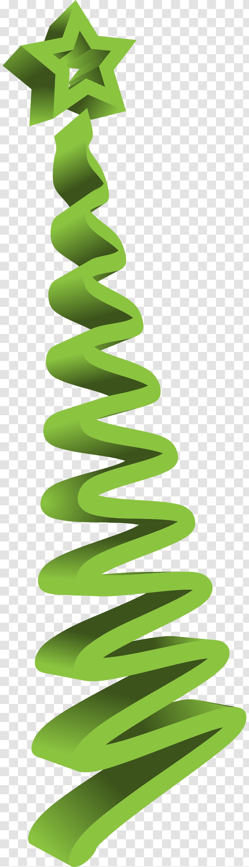 Christmas Tree Illustration - Plant Stem - Vector Green Transparent PNG