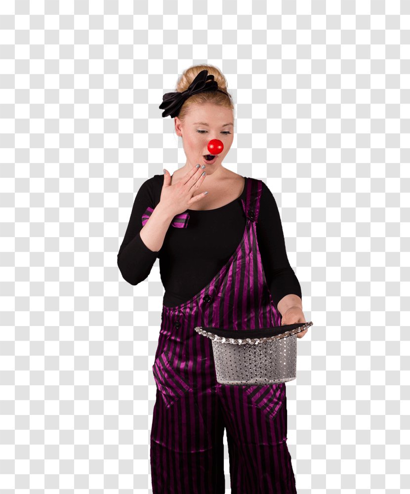Tartan Shoulder Costume Outerwear - Magenta - Lustige Clown Transparent PNG