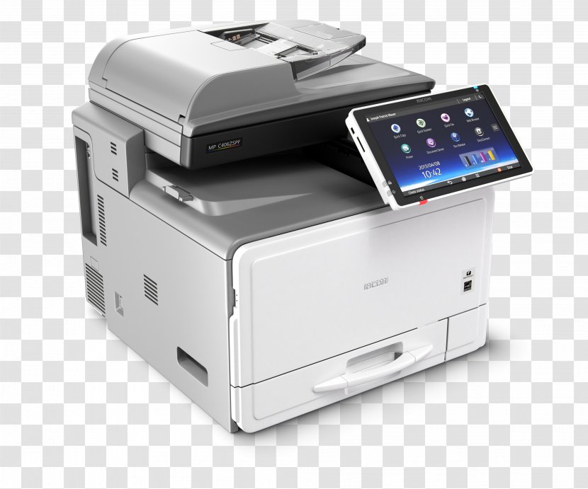 Ricoh Photocopier Multi-function Printer Laser Printing - Copying Transparent PNG