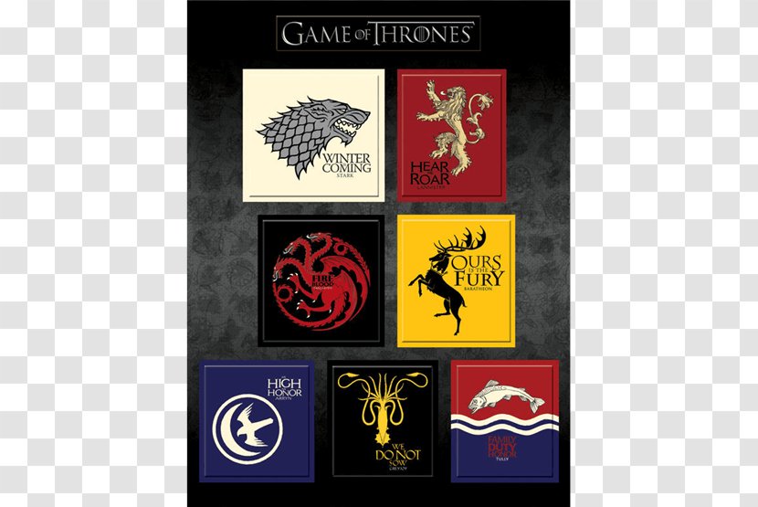 House Stark Targaryen Craft Magnets Game Of Thrones - Emblem - Season 2 LannisterNoble Throne Transparent PNG