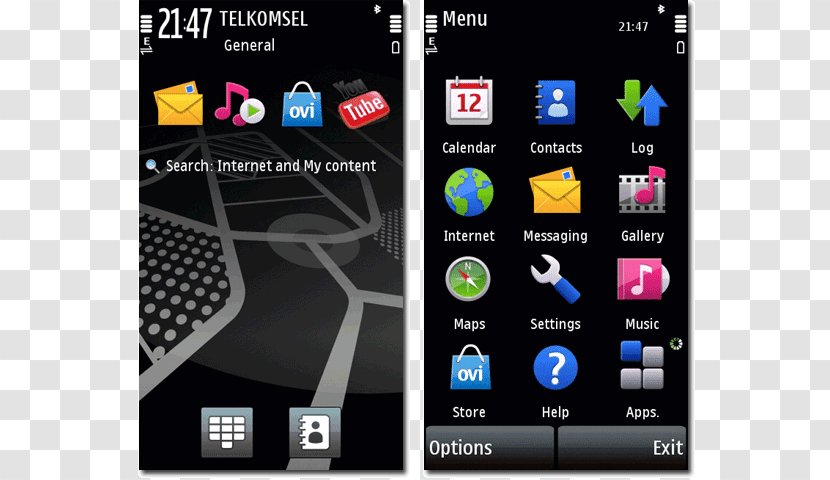 Nokia 5530 XpressMusic X6-00 5233 - Nseries - Mobile Phone Theme Transparent PNG