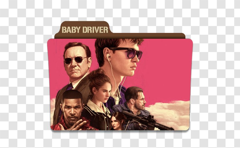Edgar Wright Ansel Elgort Kevin Spacey Baby Driver Film Poster - Frame - Babel Transparent PNG