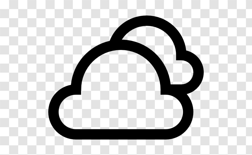 Cloud Meteorology Weather Clip Art - Black And White Transparent PNG