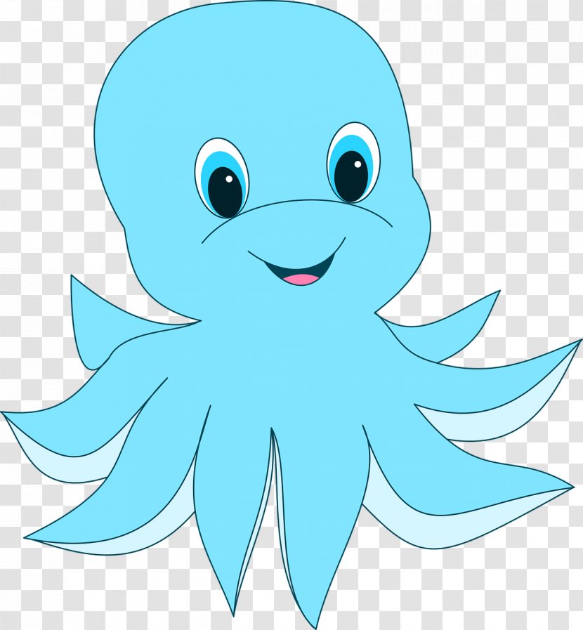 Cartoon Drawing Octopus Clip Art - Tree - Sea Animals Transparent PNG