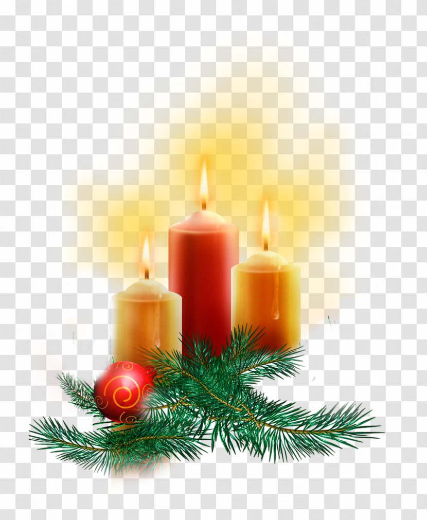 Light Candle Clip Art - New Year Transparent PNG