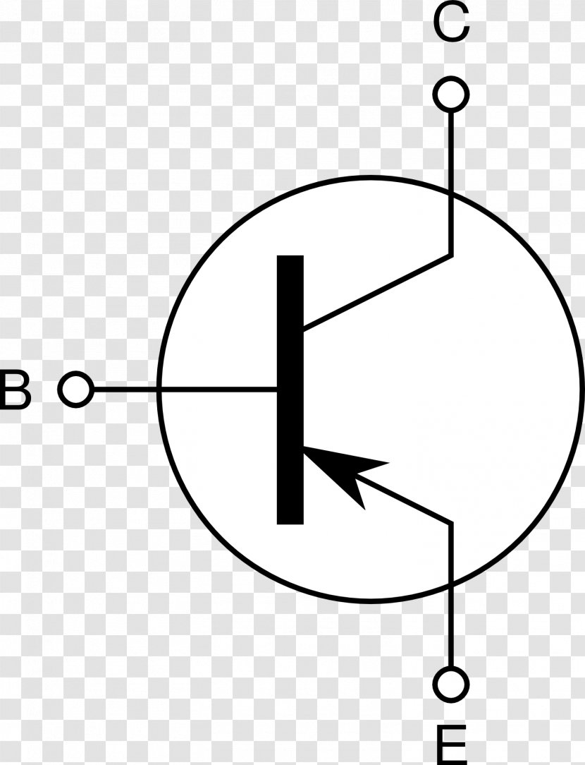 Transistor PNP Tranzistor Electronic Symbol Clip Art - Number - Component Transparent PNG