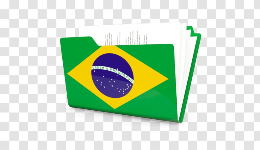 Flag Of Brazil Logo - Rectangle Transparent PNG