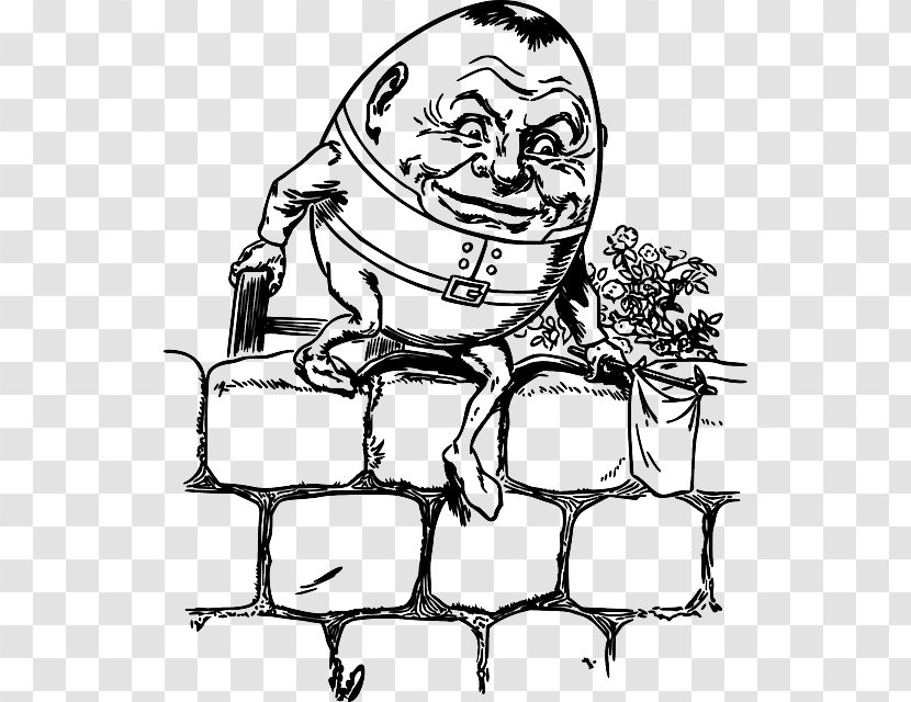 Humpty Dumpty Drawing All The King's Men Nursery Rhyme Vector Graphics - Frame - Short Rain Transparent PNG