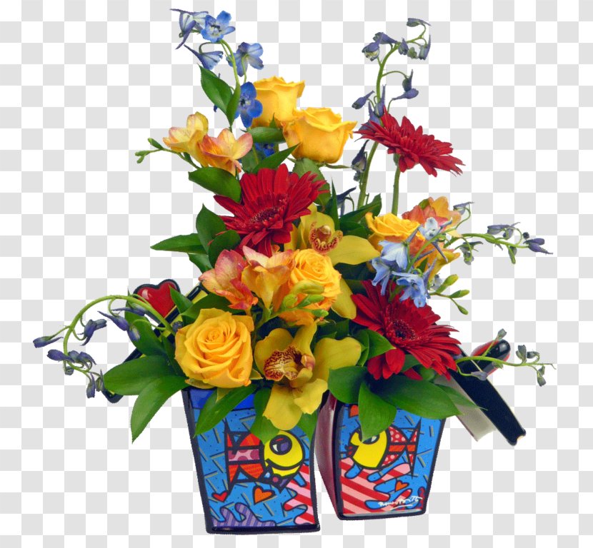 Floral Design Flower Bouquet Cut Flowers Floristry - Yellow Transparent PNG