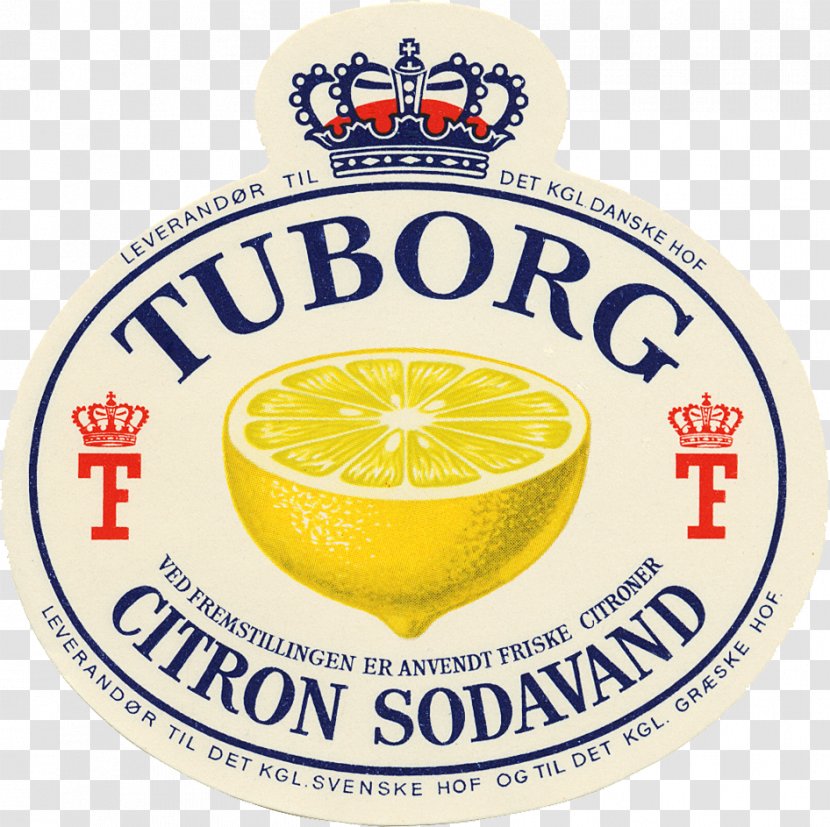 Carlsberg Group Tuborg Brewery Stjernen Fizzy Drinks Bryggeriet Slotsmøllen - Label - Lemon Transparent PNG