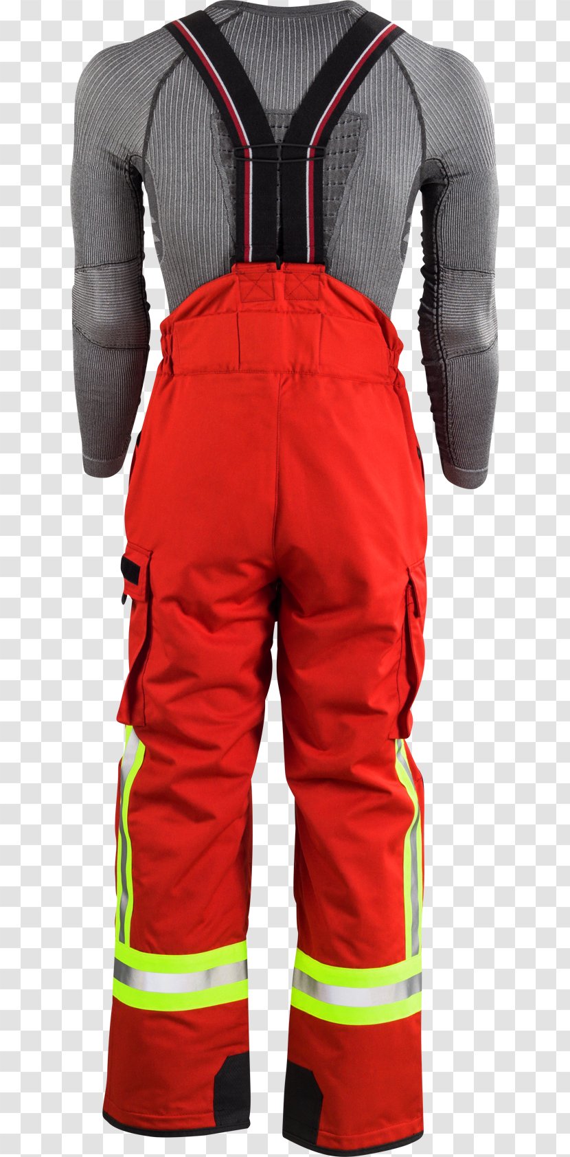 Overall Hockey Protective Pants & Ski Shorts - Fire Hose Transparent PNG
