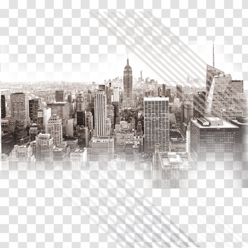 Empire State Building Manhattan Skyline Wallpaper - City Transparent PNG