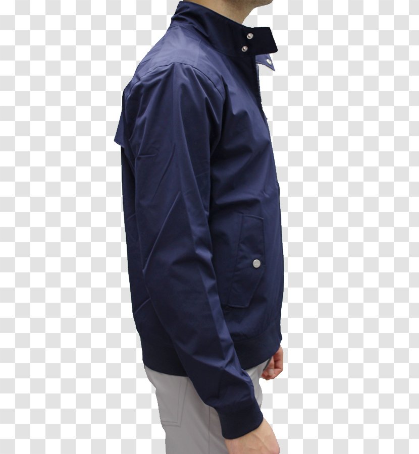 Electric Blue Jacket Cobalt Outerwear Sleeve - Shoulder - Navy Wind Transparent PNG