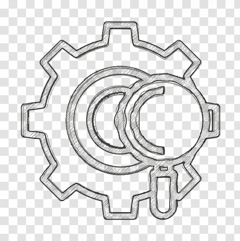 Research Icon Gear Icon Search Icon Transparent PNG