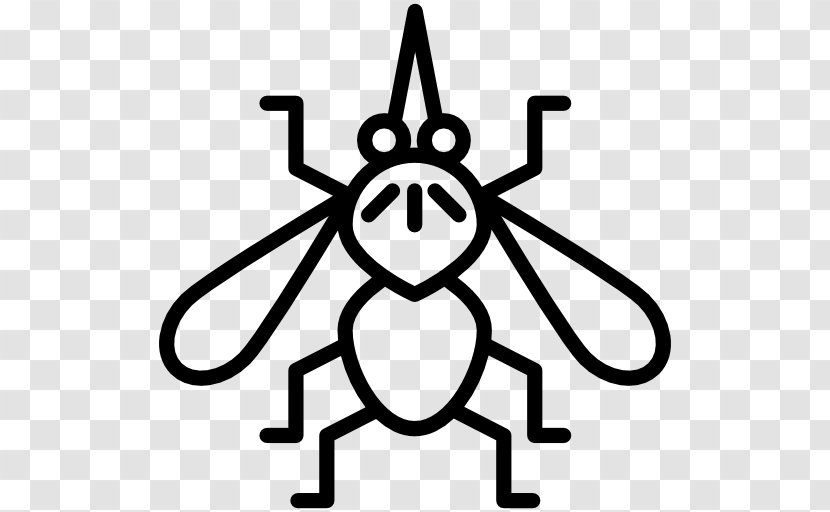 Flying Mosquitoes Insect Bee Clip Art - Monochrome - Mosquito Transparent PNG