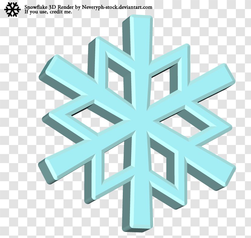 Snowflake Image 3D Rendering Computer Graphics Transparent PNG