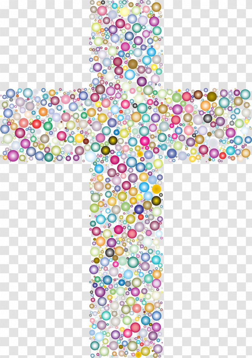 Christian Cross Desktop Wallpaper Clip Art - Colorful Transparent PNG